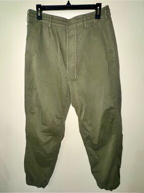 American Eagle Outfitters Olive Green Drawstring Joggers